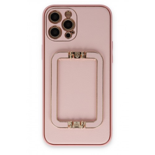 Newface iPhone 12 Pro Kılıf Coco Elit Kapak - Pembe Newface iPhone 12 Pro Kılıf Coco Elit Kapak - Pembe