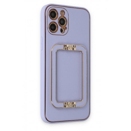Newface iPhone 12 Pro Kılıf Coco Elit Kapak - Lila Newface iPhone 12 Pro Kılıf Coco Elit Kapak - Lila