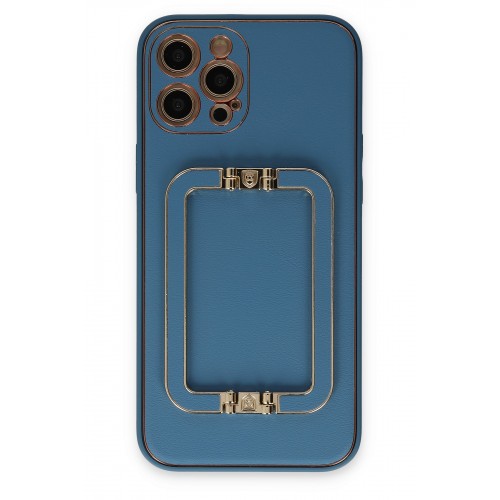 Newface iPhone 12 Pro Kılıf Coco Elit Kapak - Mavi Newface iPhone 12 Pro Kılıf Coco Elit Kapak - Mavi