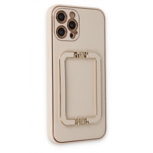 Newface iPhone 12 Pro Kılıf Coco Elit Kapak - Gold Newface iPhone 12 Pro Kılıf Coco Elit Kapak - Gold