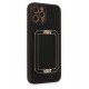 Newface iPhone 12 Pro Max Kılıf Coco Elit Kapak - Siyah Newface iPhone 12 Pro Max Kılıf Coco Elit Kapak - Siyah