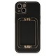 Newface iPhone 13 Kılıf Coco Elit Kapak - Siyah Newface iPhone 13 Kılıf Coco Elit Kapak - Siyah
