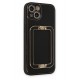 Newface iPhone 13 Kılıf Coco Elit Kapak - Siyah Newface iPhone 13 Kılıf Coco Elit Kapak - Siyah