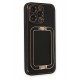 Newface iPhone 13 Pro Kılıf Coco Elit Kapak - Siyah Newface iPhone 13 Pro Kılıf Coco Elit Kapak - Siyah