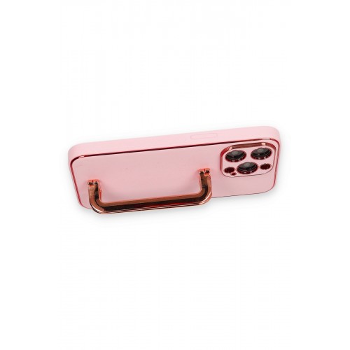 Newface iPhone 13 Pro Max Kılıf Coco Elit Kapak - Pembe Newface iPhone 13 Pro Max Kılıf Coco Elit Kapak - Pembe