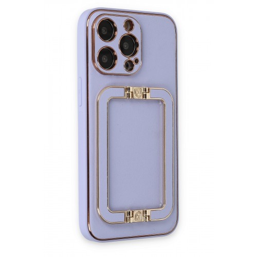 Newface iPhone 13 Pro Max Kılıf Coco Elit Kapak - Lila Newface iPhone 13 Pro Max Kılıf Coco Elit Kapak - Lila