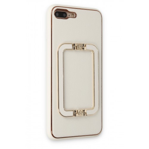 Newface iPhone 7 Plus Kılıf Coco Elit Kapak - Beyaz Newface iPhone 7 Plus Kılıf Coco Elit Kapak - Beyaz