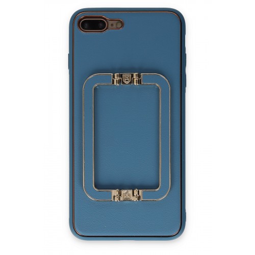 Newface iPhone 7 Plus Kılıf Coco Elit Kapak - Mavi Newface iPhone 7 Plus Kılıf Coco Elit Kapak - Mavi