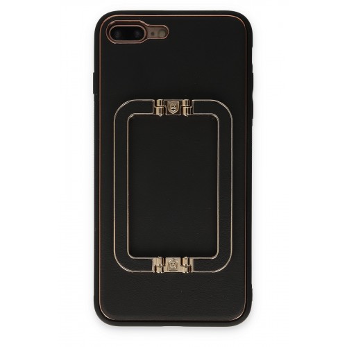Newface iPhone 8 Plus Kılıf Coco Elit Kapak - Siyah Newface iPhone 8 Plus Kılıf Coco Elit Kapak - Siyah