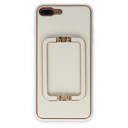 Newface iPhone 8 Plus Kılıf Coco Elit Kapak - Beyaz Newface iPhone 8 Plus Kılıf Coco Elit Kapak - Beyaz