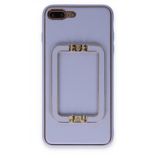 Newface iPhone 8 Plus Kılıf Coco Elit Kapak - Lila