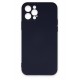 Newface iPhone 12 Pro Max Kılıf Nano içi Kadife Silikon - Lacivert Newface iPhone 12 Pro Max Kılıf Nano içi Kadife Silikon - Lacivert