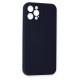 Newface iPhone 12 Pro Max Kılıf Nano içi Kadife Silikon - Lacivert Newface iPhone 12 Pro Max Kılıf Nano içi Kadife Silikon - Lacivert