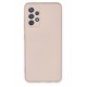 Newface Samsung Galaxy A72 Kılıf Nano içi Kadife Silikon - Pudra Newface Samsung Galaxy A72 Kılıf Nano içi Kadife Silikon - Pudra
