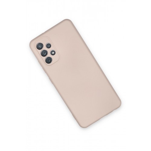 Newface Samsung Galaxy A72 Kılıf Nano içi Kadife Silikon - Pudra Newface Samsung Galaxy A72 Kılıf Nano içi Kadife Silikon - Pudra