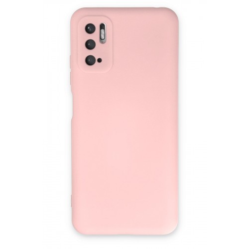Newface Xiaomi Poco M3 Pro Kılıf Nano içi Kadife Silikon - Pudra Newface Xiaomi Poco M3 Pro Kılıf Nano içi Kadife Silikon - Pudra