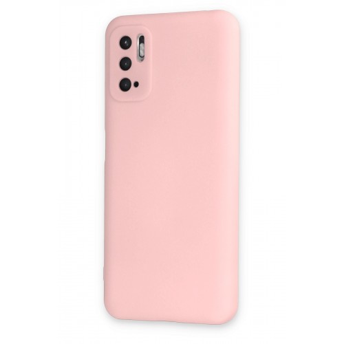 Newface Xiaomi Poco M3 Pro Kılıf Nano içi Kadife Silikon - Pudra Newface Xiaomi Poco M3 Pro Kılıf Nano içi Kadife Silikon - Pudra