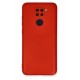 Newface Xiaomi Redmi Note 9 Kılıf Nano içi Kadife Silikon - Kırmızı Newface Xiaomi Redmi Note 9 Kılıf Nano içi Kadife Silikon - Kırmızı