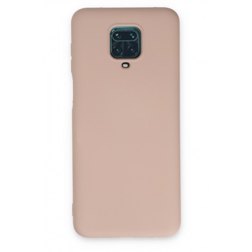 Newface Xiaomi Redmi Note 9 Pro Kılıf Nano içi Kadife Silikon - Pudra Newface Xiaomi Redmi Note 9 Pro Kılıf Nano içi Kadife Silikon - Pudra