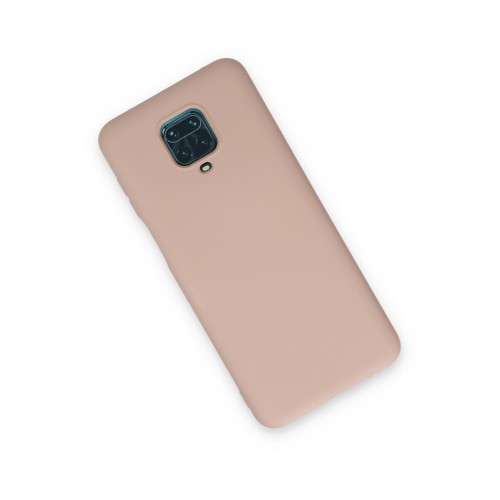 Newface Xiaomi Redmi Note 9 Pro Kılıf Nano içi Kadife Silikon - Pudra Newface Xiaomi Redmi Note 9 Pro Kılıf Nano içi Kadife Silikon - Pudra