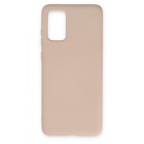 Newface Samsung Galaxy S20 Plus Kılıf Nano içi Kadife Silikon - Pudra Newface Samsung Galaxy S20 Plus Kılıf Nano içi Kadife Silikon - Pudra