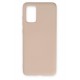Newface Samsung Galaxy S20 Plus Kılıf Nano içi Kadife Silikon - Pudra Newface Samsung Galaxy S20 Plus Kılıf Nano içi Kadife Silikon - Pudra