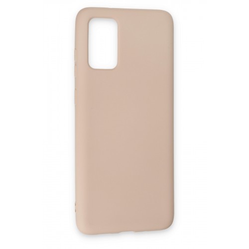 Newface Samsung Galaxy S20 Plus Kılıf Nano içi Kadife Silikon - Pudra Newface Samsung Galaxy S20 Plus Kılıf Nano içi Kadife Silikon - Pudra