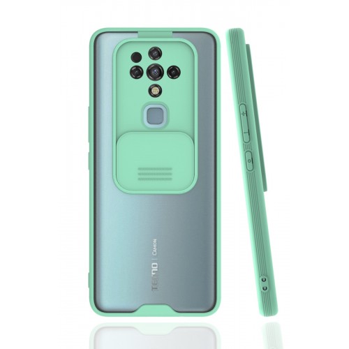Newface Tecno Camon 16 Kılıf Platin Kamera Koruma Silikon - Açık Yeşil Newface Tecno Camon 16 Kılıf Platin Kamera Koruma Silikon - Açık Yeşil