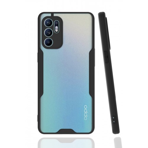 Newface Oppo Reno 6 Kılıf Platin Silikon - Siyah Newface Oppo Reno 6 Kılıf Platin Silikon - Siyah