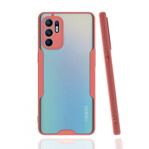 Newface Oppo Reno 6 Kılıf Platin Silikon - Pembe Newface Oppo Reno 6 Kılıf Platin Silikon - Pembe