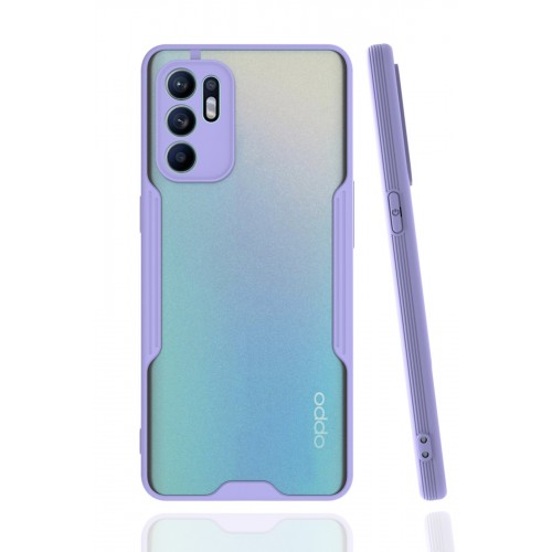 Newface Oppo Reno 6 Kılıf Platin Silikon - Lila Newface Oppo Reno 6 Kılıf Platin Silikon - Lila