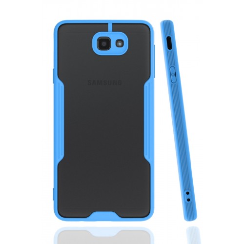 Newface Samsung Galaxy J7 Prime Kılıf Platin Silikon - Mavi Newface Samsung Galaxy J7 Prime Kılıf Platin Silikon - Mavi