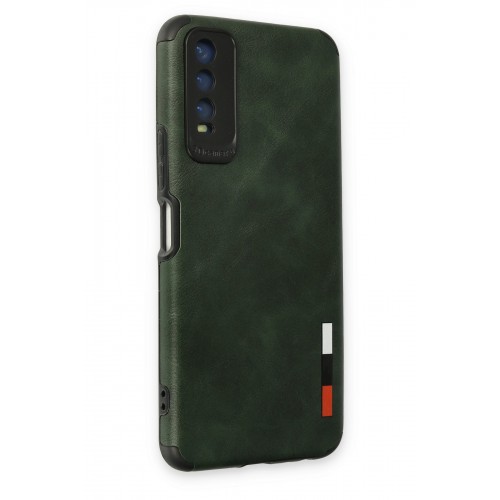 Newface Vivo Y11S Kılıf Loop Deri Silikon - Yeşil Newface Vivo Y11S Kılıf Loop Deri Silikon - Yeşil