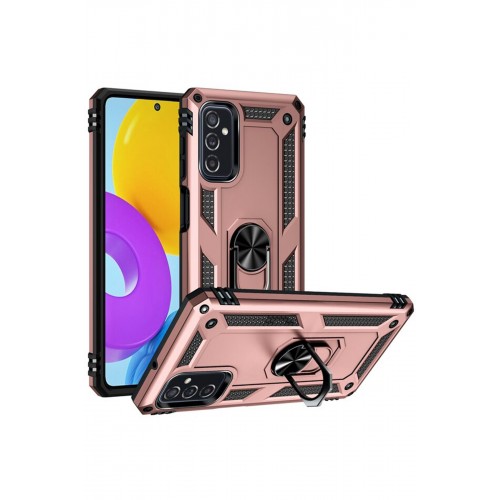 Newface Samsung Galaxy M52 5G Kılıf Sofya Yüzüklü Silikon Kapak - Rose Newface Samsung Galaxy M52 5G Kılıf Sofya Yüzüklü Silikon Kapak - Rose