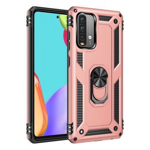 Newface Xiaomi Redmi 9T Kılıf Sofya Yüzüklü Silikon Kapak - Rose Newface Xiaomi Redmi 9T Kılıf Sofya Yüzüklü Silikon Kapak - Rose