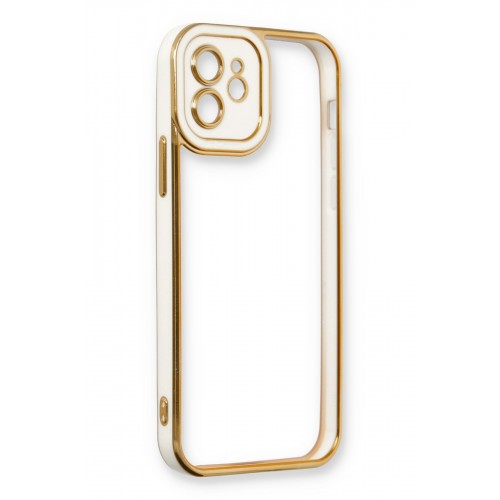 Newface iPhone 12 Kılıf Liva Lens Silikon - Beyaz Newface iPhone 12 Kılıf Liva Lens Silikon - Beyaz