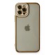 Newface iPhone 12 Pro Max Kılıf Liva Lens Silikon - Beyaz Newface iPhone 12 Pro Max Kılıf Liva Lens Silikon - Beyaz