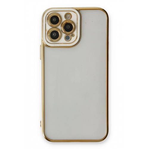 Newface iPhone 13 Pro Kılıf Liva Lens Silikon - Beyaz Newface iPhone 13 Pro Kılıf Liva Lens Silikon - Beyaz