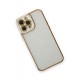 Newface iPhone 13 Pro Kılıf Liva Lens Silikon - Beyaz Newface iPhone 13 Pro Kılıf Liva Lens Silikon - Beyaz