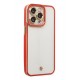 Newface iPhone 13 Pro Kılıf Liva Lens Silikon - Kırmızı Newface iPhone 13 Pro Kılıf Liva Lens Silikon - Kırmızı