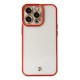Newface iPhone 13 Pro Kılıf Liva Lens Silikon - Kırmızı Newface iPhone 13 Pro Kılıf Liva Lens Silikon - Kırmızı