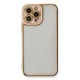 Newface iPhone 13 Pro Kılıf Liva Lens Silikon - Pudra Newface iPhone 13 Pro Kılıf Liva Lens Silikon - Pudra
