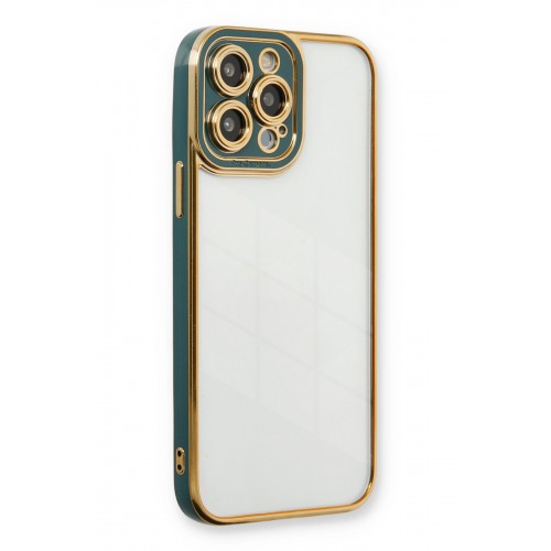 Newface iPhone 13 Pro Max Kılıf Liva Lens Silikon - Yeşil Newface iPhone 13 Pro Max Kılıf Liva Lens Silikon - Yeşil