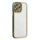 Newface iPhone 13 Pro Max Kılıf Liva Lens Silikon - Yeşil Newface iPhone 13 Pro Max Kılıf Liva Lens Silikon - Yeşil