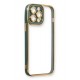 Newface iPhone 13 Pro Max Kılıf Liva Lens Silikon - Yeşil Newface iPhone 13 Pro Max Kılıf Liva Lens Silikon - Yeşil