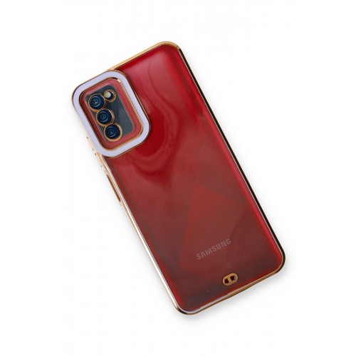 Newface Samsung Galaxy A02S Kılıf Liva Lens Silikon - Lila Newface Samsung Galaxy A02S Kılıf Liva Lens Silikon - Lila