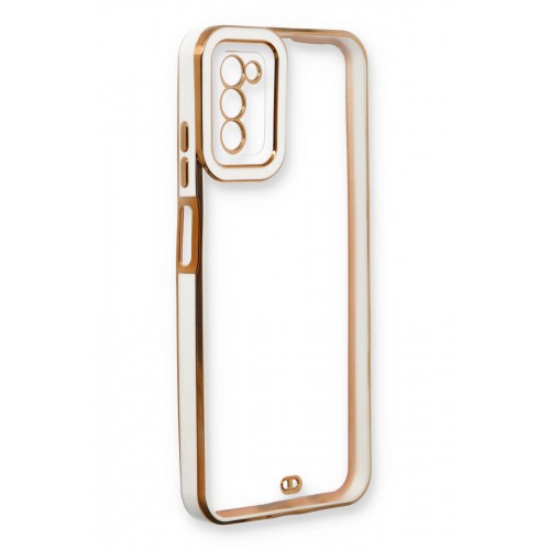 Newface Samsung Galaxy A03S Kılıf Liva Lens Silikon - Beyaz Newface Samsung Galaxy A03S Kılıf Liva Lens Silikon - Beyaz