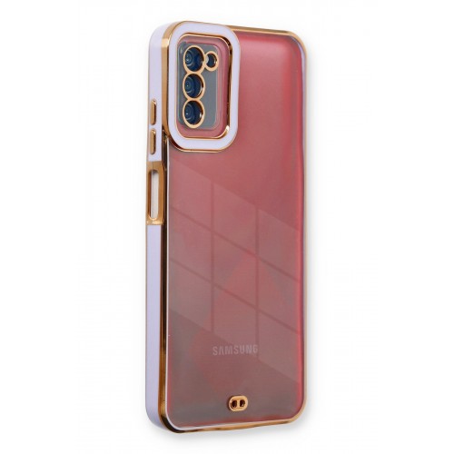 Newface Samsung Galaxy A03S Kılıf Liva Lens Silikon - Lila Newface Samsung Galaxy A03S Kılıf Liva Lens Silikon - Lila