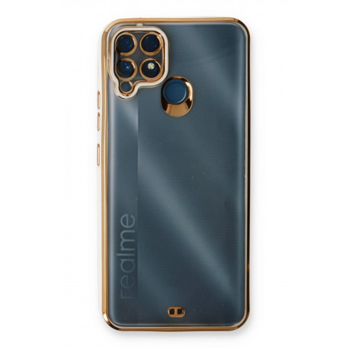 Newface Realme C25 Kılıf Liva Lens Silikon - Beyaz Newface Realme C25 Kılıf Liva Lens Silikon - Beyaz