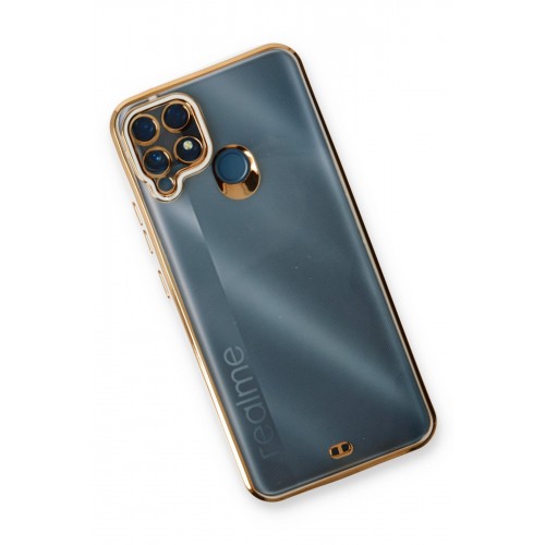 Newface Realme C25 Kılıf Liva Lens Silikon - Beyaz Newface Realme C25 Kılıf Liva Lens Silikon - Beyaz